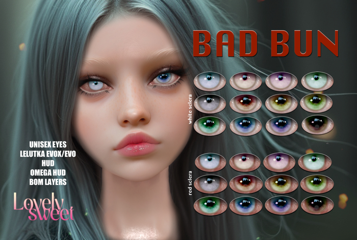 .lovelysweet. Bad Bun Eyes Set-BOX