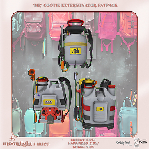 *MR* Cootie Exterminator Backpack Fatpack