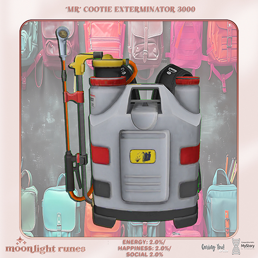 *MR* Cootie Exterminator 3000 Backpack