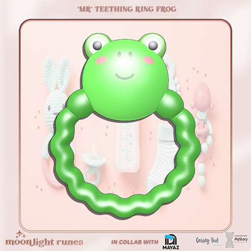 *MR* Teething Ring Frog