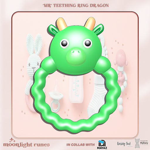 *MR* Teething Ring Dragon