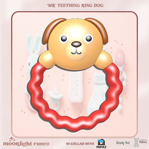 *MR* Teething Ring Dog