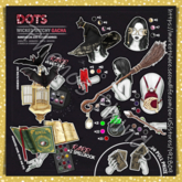 Dots - Wicked Witchy - #17 Moon Bag Red