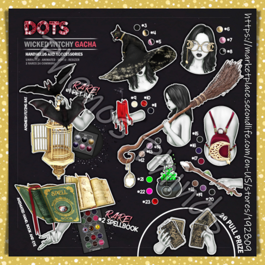 Dots - Wicked Witchy - #1 Bat RARE