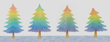 Rainbow fir Aquarelle Set