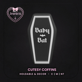 {.tenebris} Cutesy Coffin {Baby Bat}