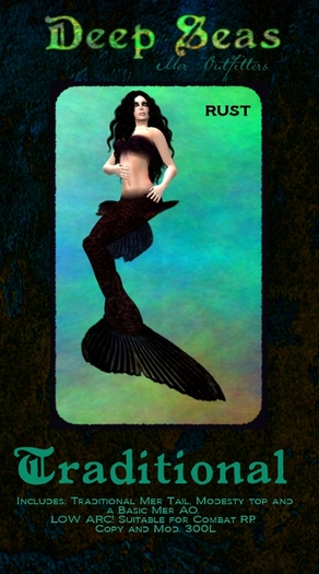 -DS- TRADITIONAL RUST MER TAIL