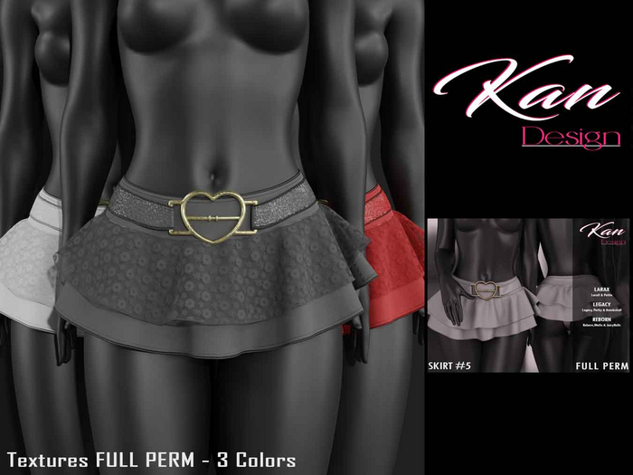 KANDESIGN - Textures FP - SKIRT #5