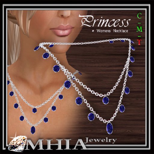 Princess Necklace blue [BOXED]
