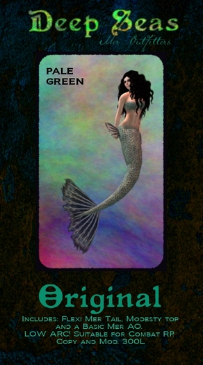 -DS- ORIGINAL PALE GREEN MER TAIL