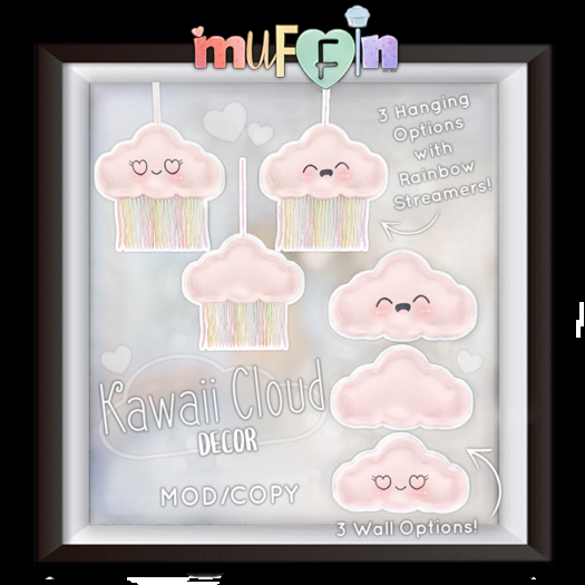 .muffin. Kawaii Cloud Decor (ADD)
