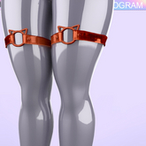 Orange Leg Garter KUPRA