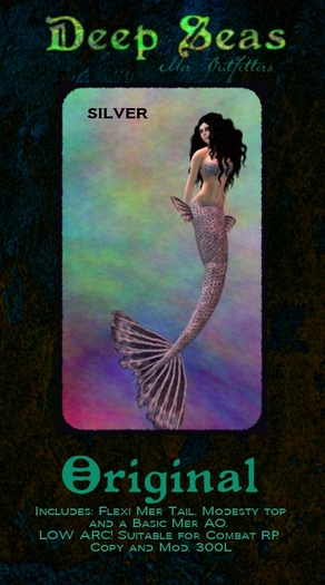 -DS- ORIGINAL SILVER MER TAIL SET