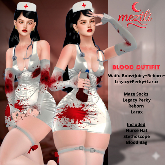 MEZTLI - Blood Outfit Complete