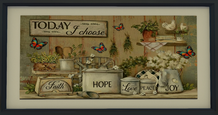 Kitchen - Today I Choose - Framed Art (Boxed)