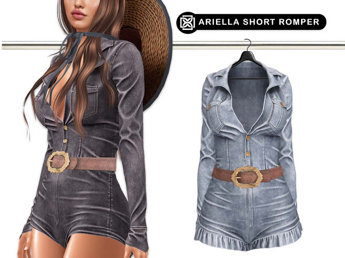 Addams // Ariella Short Romper // N*5