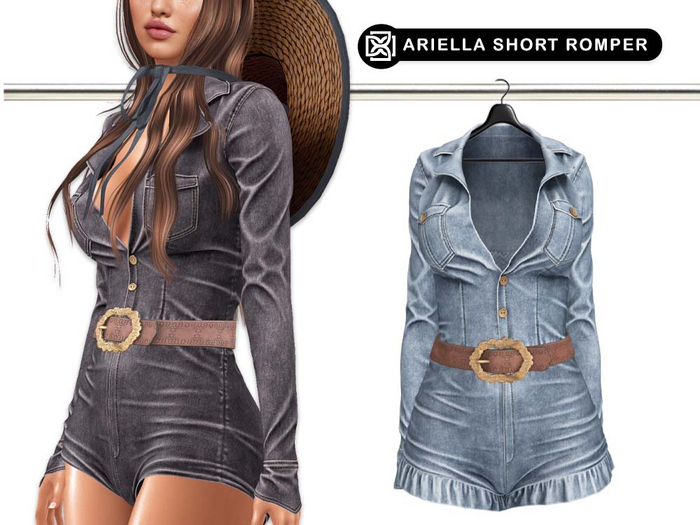 Addams // Ariella Short Romper // N*6