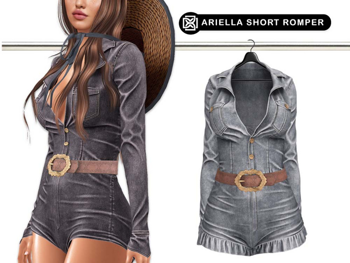 Addams // Ariella Short Romper // N*8