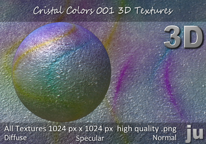 JU Cristal Colors 001 3D Textures Full Perm