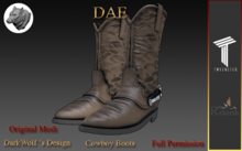 Cowboy Shoes Tweenster Rebirth Full Perm DAE