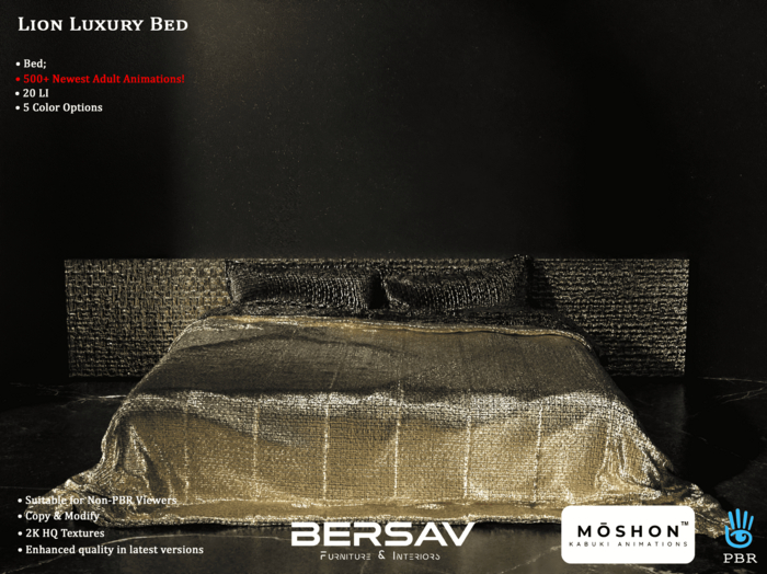 Bersav - Lion Luxury ADULT [Bedroom Pack] (Add)