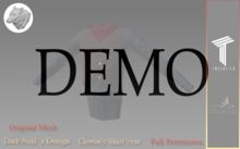 Cowboy Vest Shirt Tweenster Rebirth Demo