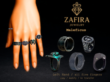ZAFIRA - Ring Set - Maleficus