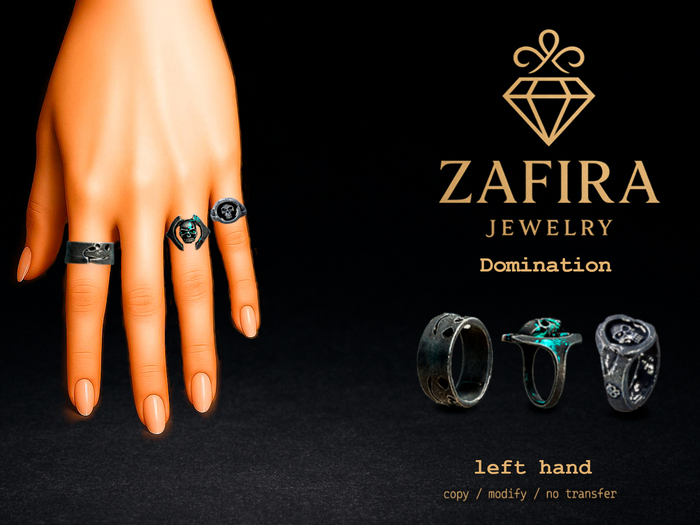 ZAFIRA - Ring Set - Domination