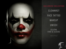 not so bad . Face Tattoo MakeUp . CLOWNROT