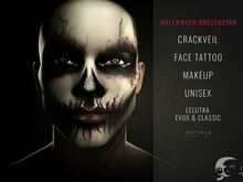 not so bad . Face Tattoo MakeUp . CRACKVEIL