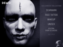 not so bad . Face tattoo MakeUp . SCARMARK . DEMO