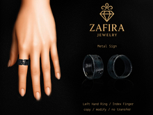 ZAFIRA - Ring - Metal Sign
