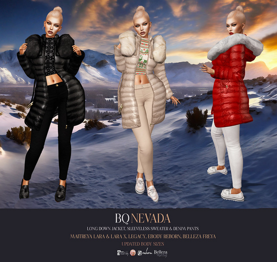 BQ::Nevada Denim Pants:: Red 