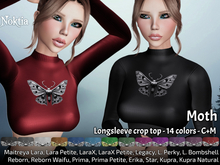 Moth - Longsleeve Crop Top