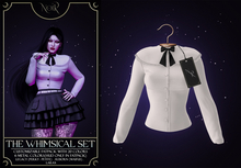 NOIR - The Whimsical blouse - white