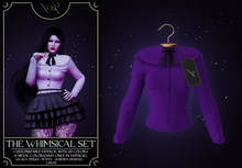 NOIR - The Whimsical blouse - purple