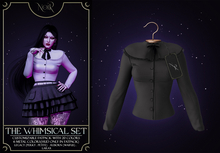 NOIR - The Whimsical blouse - black