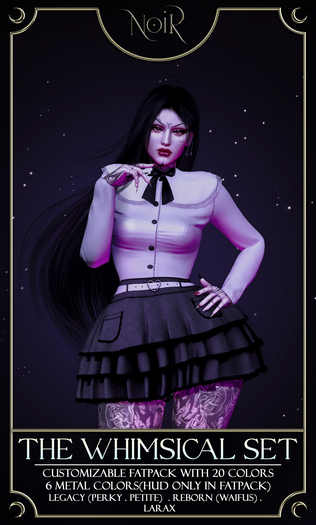 NOIR - The Whimsical blouse - FATPACK