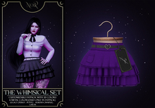 NOIR - The Whimsical skirt - purple