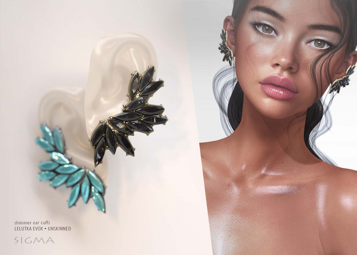 SIGMA Shimmer ear cuffs 