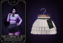 NOIR - The Whimsical skirt - white