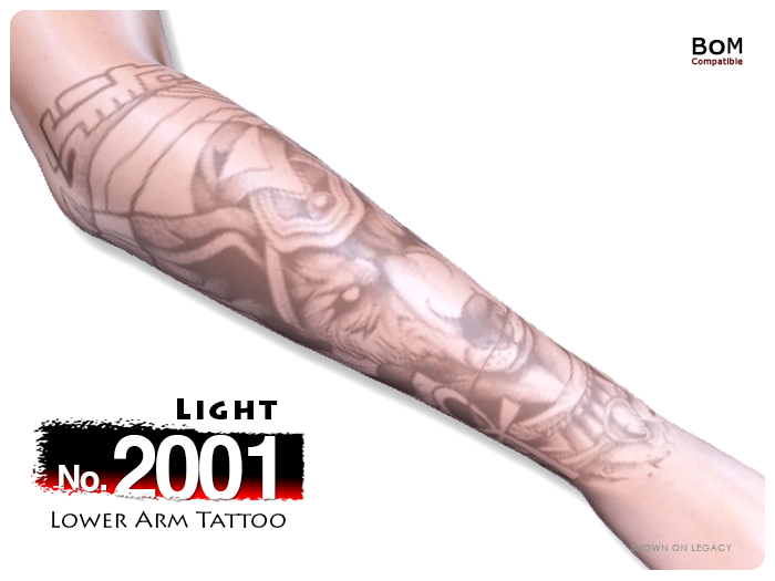(Lower Arm Tattoo) No.2001 Light