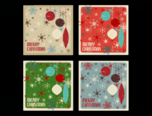 *6KW* FULL PERM Textures (Retro Christmas Cards)