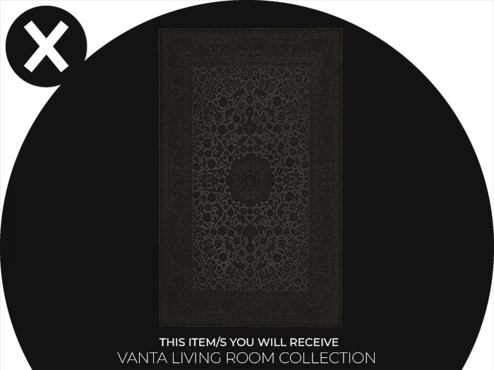 BLACK NEST / Vanta Persian Gothic Rug