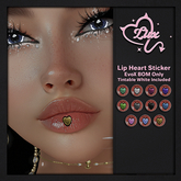 Lux - Lip Heart Sticker