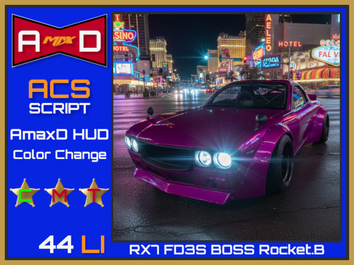 A-max-D RX7 FD3S BOSS Rocket.B