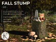 KOPFKINO - Fall Stump V2 - Fall decor