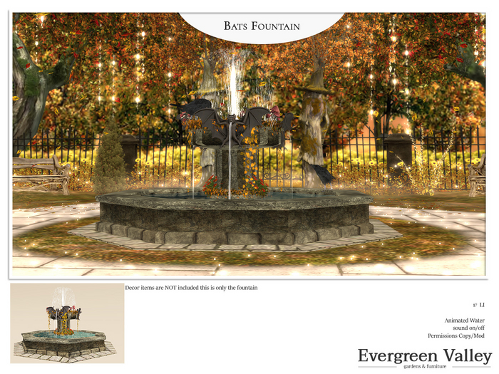 Bats Fountain