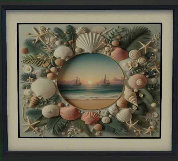 Seascape Framed Art