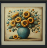 Sunflowers - Framed Wall Art